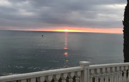 Solnedgång vid Torre de la Horadada